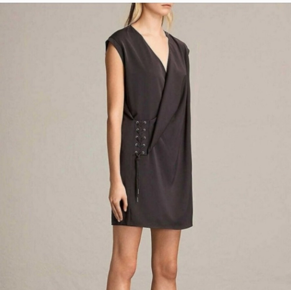 EUC. All Saints Aures Front Lace Mini dress